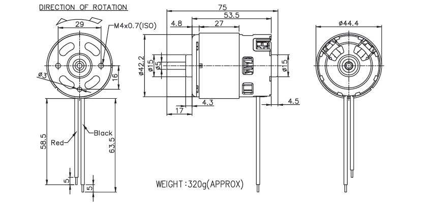 Brush DC Motor Specification