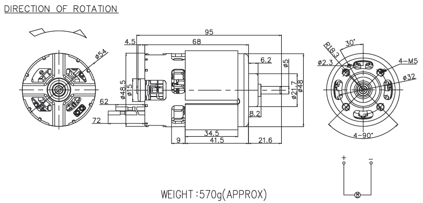 Brush DC Motor Specification