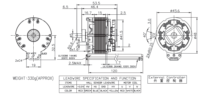 Brushless DC Motor Specification