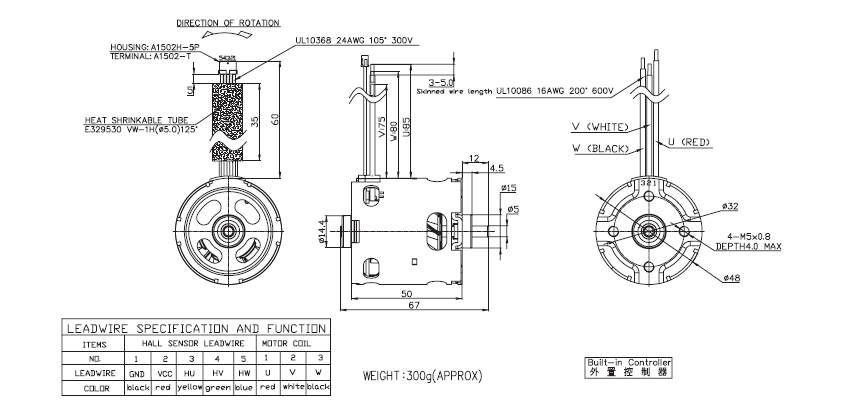 Brushless DC Motor Specification