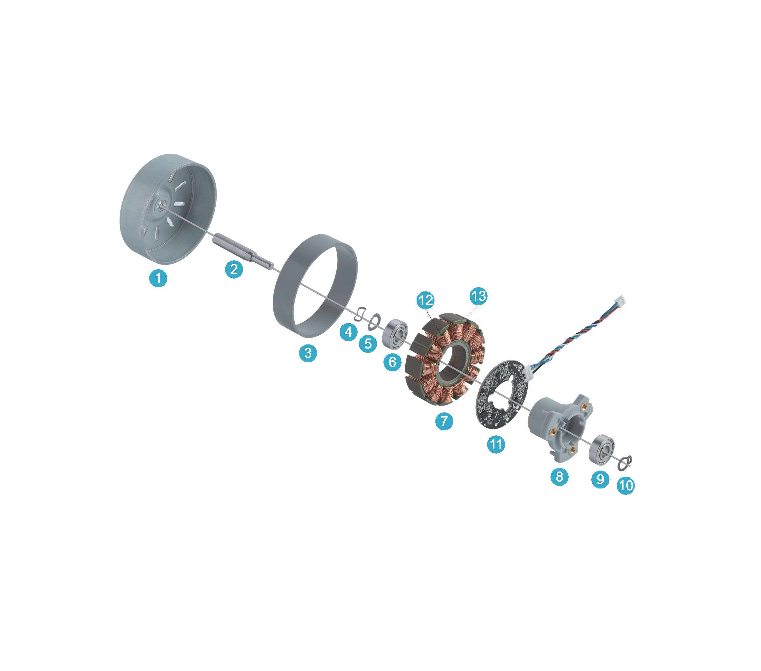 External Rotor Brushless DC Motor