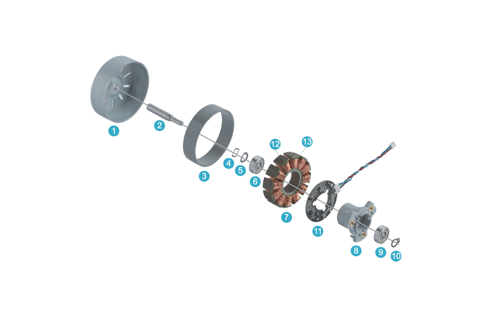 External Rotor Brushless DC Motor